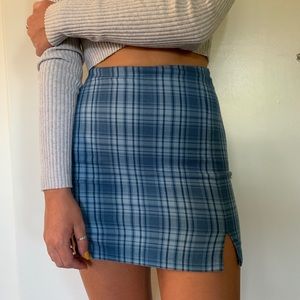 NEED GONE!!! Brandy plaid cara skirt